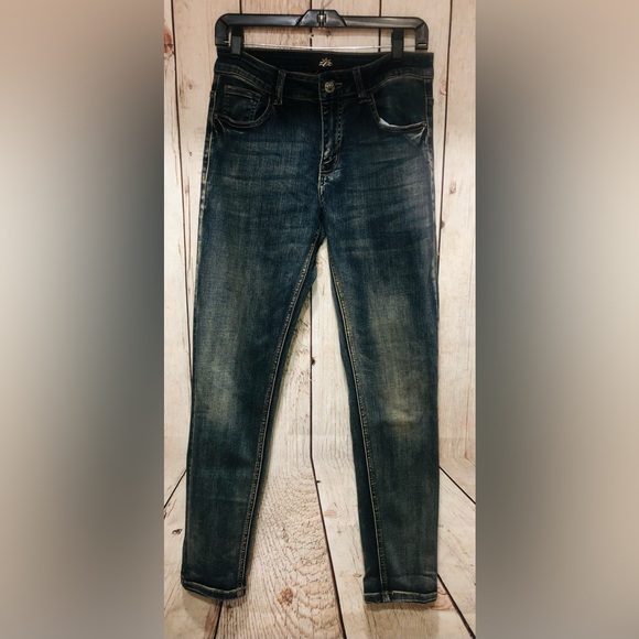 ZLZ JEAN womens Size W30 I 32 Stretch Regular Fit Ankle Skinny - Picture 2 of 11